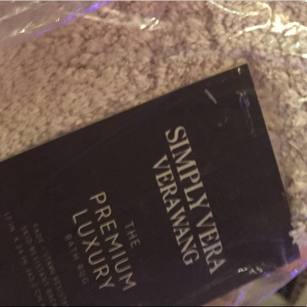 One silver Vera Wang Luxury rug